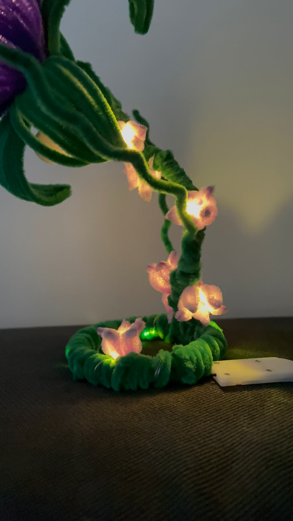 Lampe de chevet Muguet Violet/Lilas