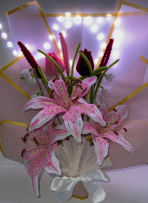 Bouquet Lys Rose